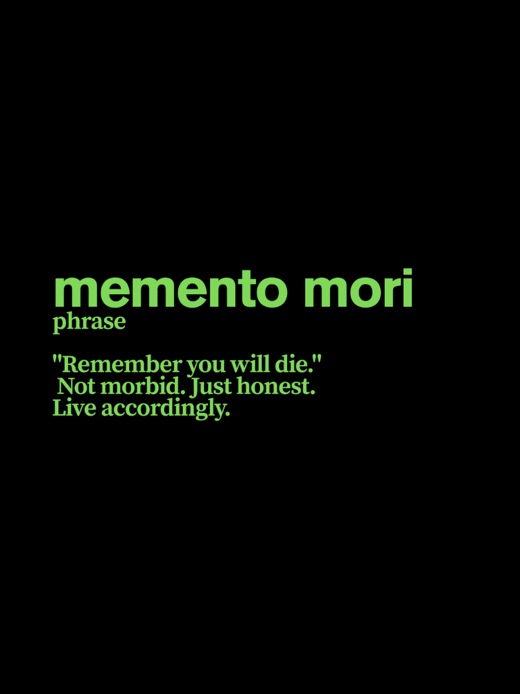Memento Mori Classic Tee