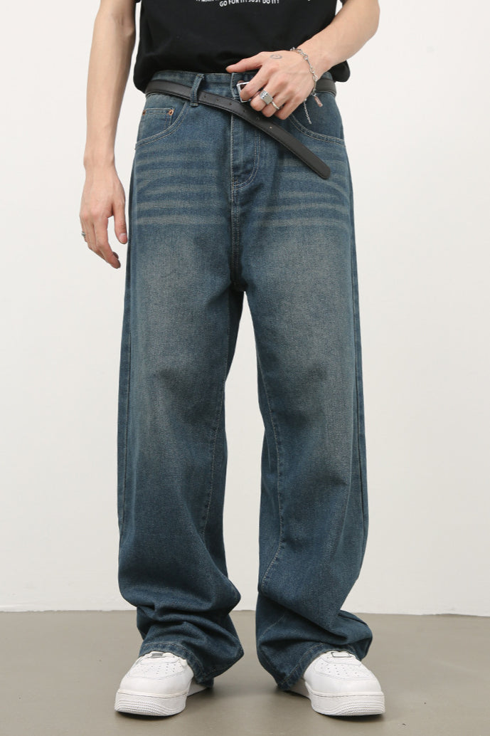 Men's Vintage Wide-Leg Jeans