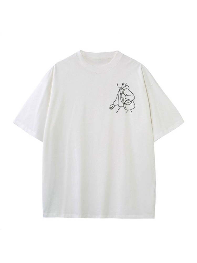 Line Art Heart Classic Tee