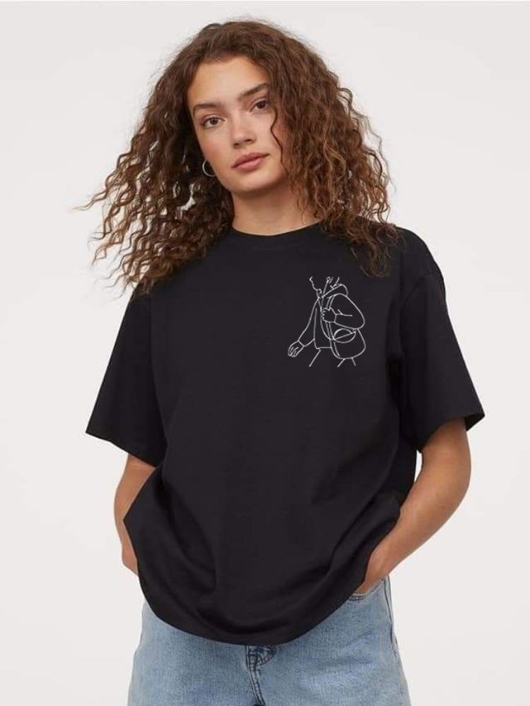 Line Art Heart Classic Tee
