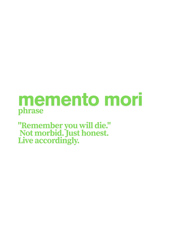 Memento Mori Classic Tee