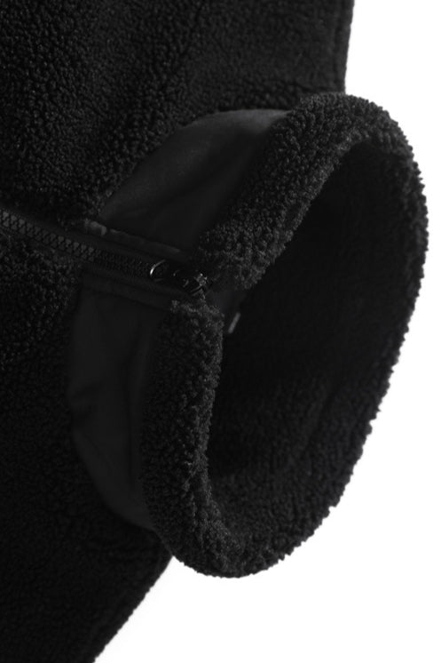 Men's Warm Fleece Jacket with Zip-Up Front