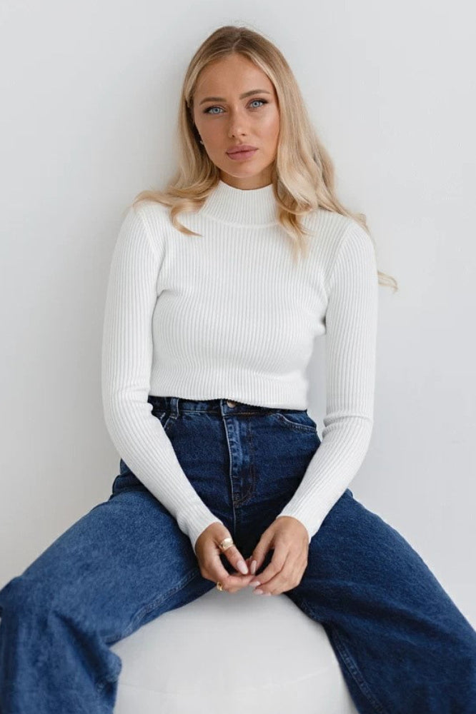 Silhouette Contour Knit Turtleneck