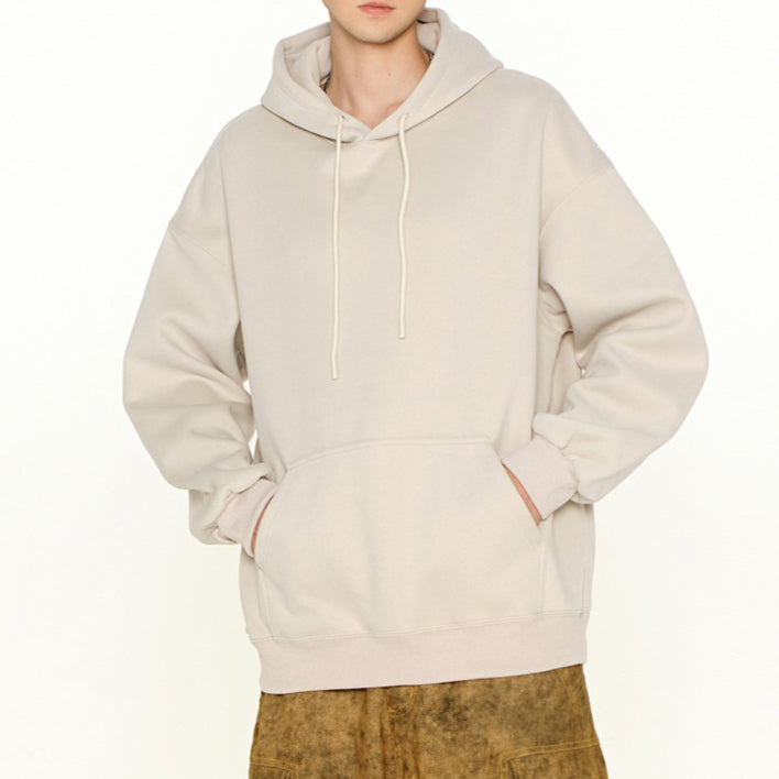 Espresso Minimalist Oversized Hoodie