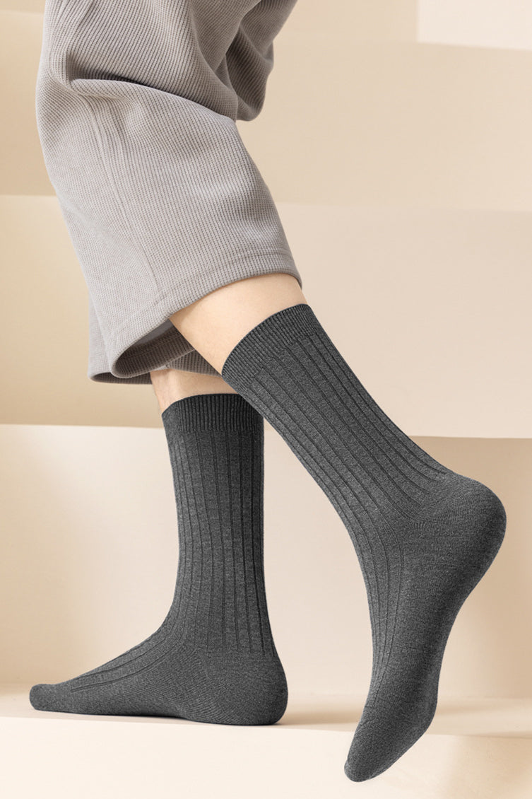 Chaussettes mi-hautes chaudes d'hiver pour hommes