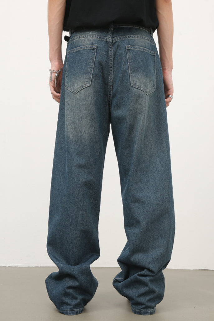 Men's Vintage Wide-Leg Jeans