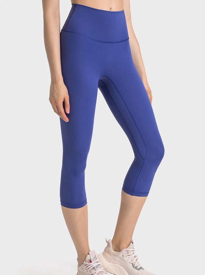 Pantalon de yoga extensible taille haute