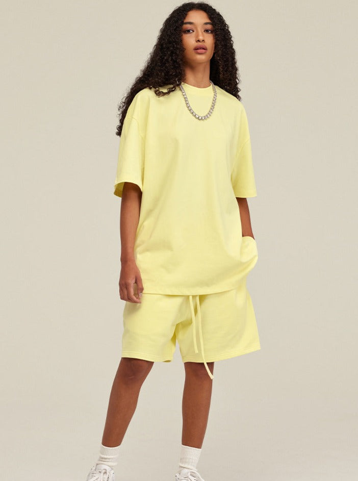 Trendy Yellow Short-Sleeved Top