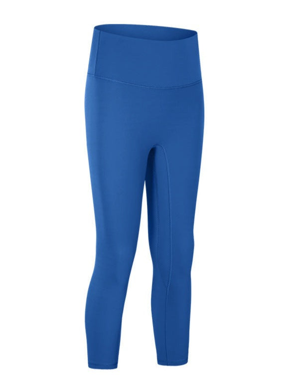 Pantalon de yoga extensible taille haute bleu royal