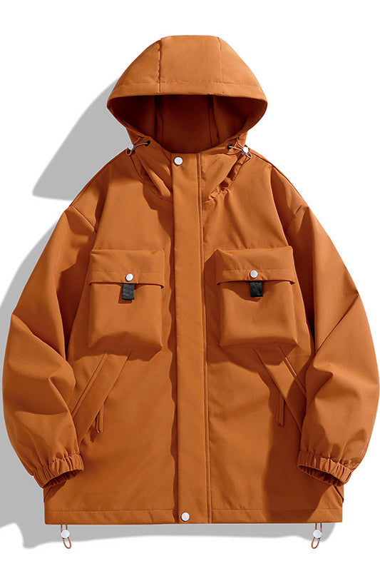 Pocketed Versatile Hooded Parka