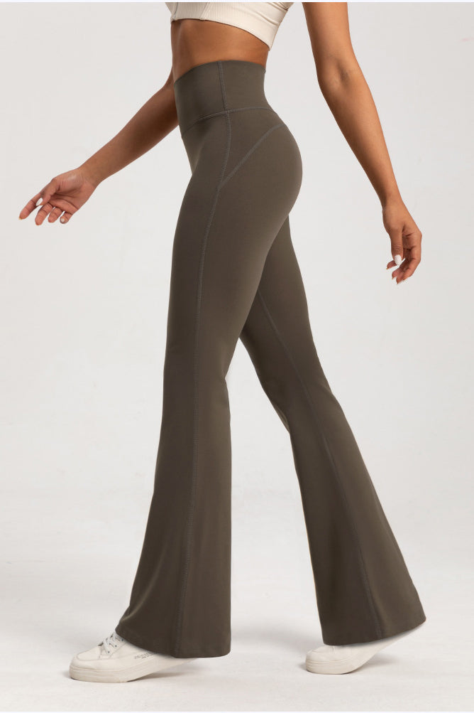 Sleek High-Waisted Flare Yoga Leggings