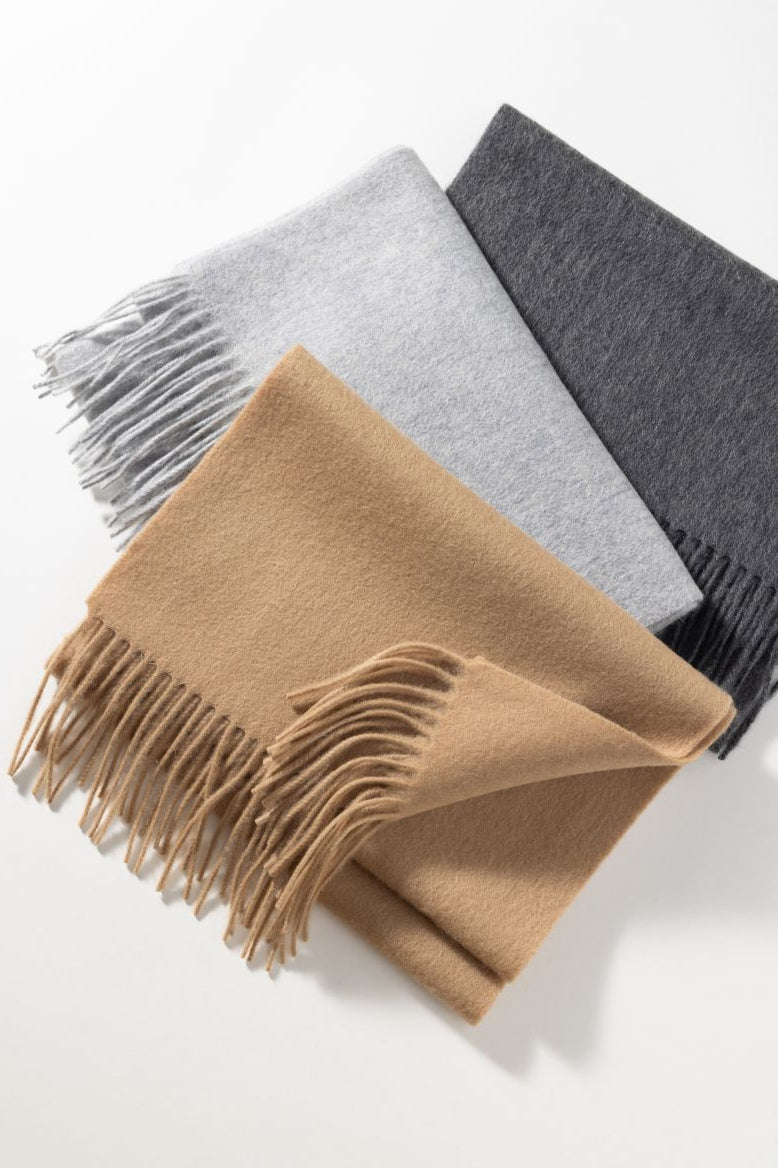 All Season Elegant Fringed Scarf