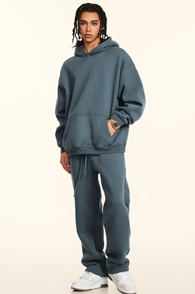 Oversize Hoodie Kapuzenpullover Sweatshirt Bequem Lang Modisch