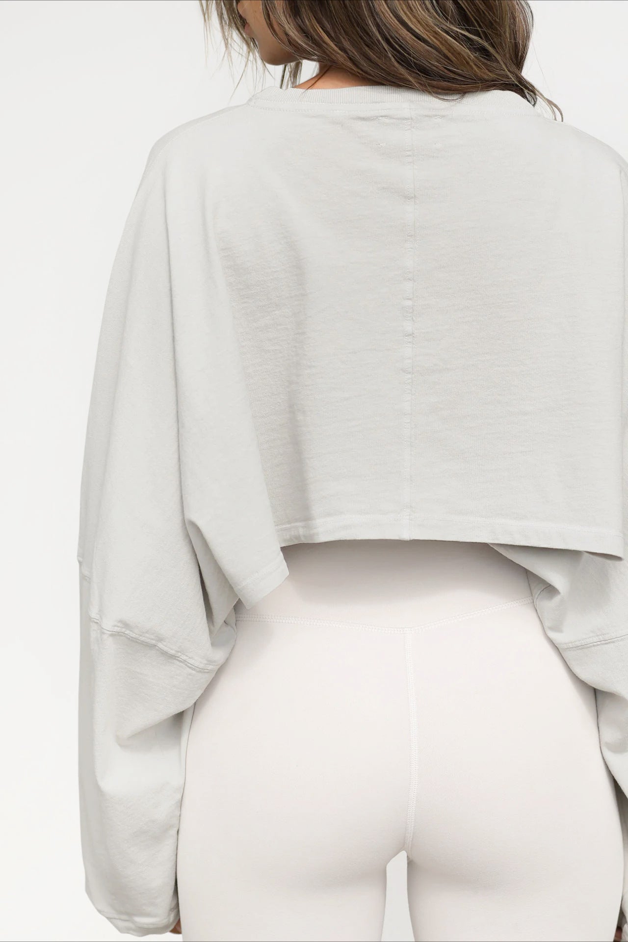 Ethereal Drift Oversized Crop Top